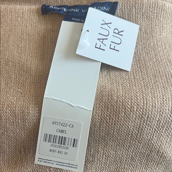 Adrienne Vittadini Soft Tan Teddy Jacket - Picture 6 of 7